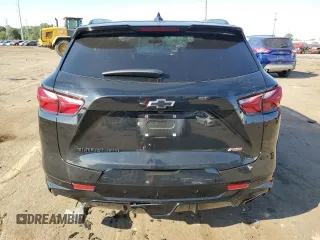 2022 Chevrolet Blazer RS with VIN 3GNKBKRS0NS219177, listed as a Copart auction lot 71610744 with 23,116 mi miles and Salvage title. Bid and sale history available at DreamBid. Image 6.