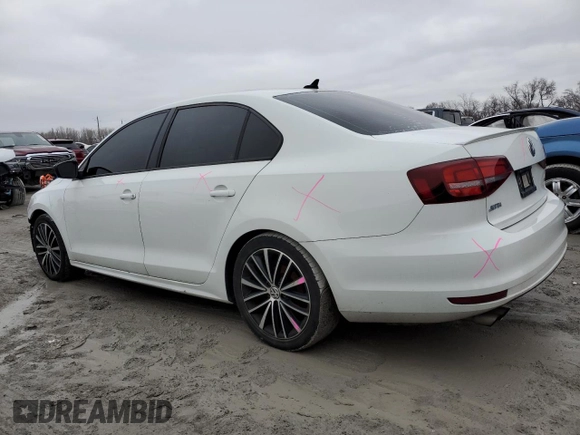 2016 Volkswagen Jetta Sport with VIN 3VWB17AJ3GM239133, listed as a Copart auction lot 40429084 with 130,875 mi miles and Salvage title. Bid and sale history available at DreamBid. Image 2.