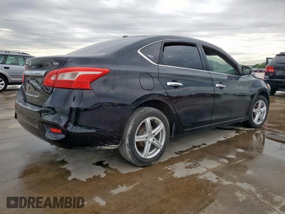2017 Nissan Sentra S with VIN 3N1AB7AP4HY361416, listed as a Copart auction lot 54874445 with 91,868 mi miles and Salvage Title. Bid and sale history available at DreamBid. Image 3.