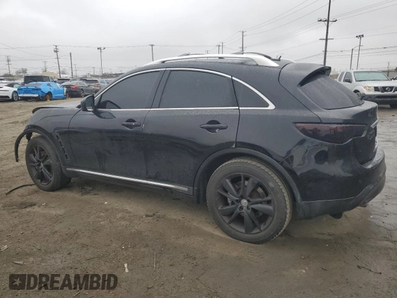 2012 Infiniti FX with VIN JN8AS1MU8CM122012, listed as a Copart auction lot 44778585 with 115,322 mi miles and Salvage title. Bid and sale history available at DreamBid. Image 2.