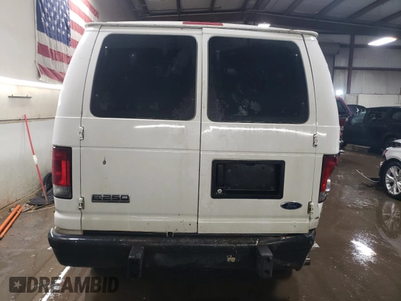 2008 Ford Econoline Cargo Commercial with VIN 1FTNE24W28DA88751, listed as a Copart auction lot 42938085 with 234,429 mi miles and Salvage Title. Bid and sale history available at DreamBid. Image 6.