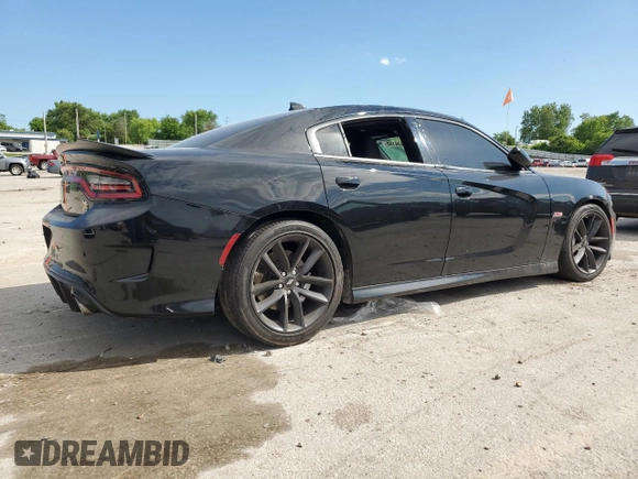 2019 Dodge Charger Scat Pack с VIN 2C3CDXGJ7KH579130, выставлен на аукционе Copart как лот 57436195 с пробегом 116 644 миль миль и Списание • Salvage title. История ставок и продаж доступна на DreamBid. Изображение 3.