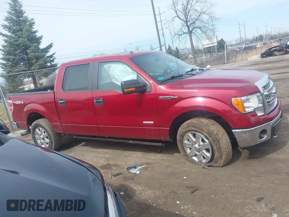 2014 Ford F-150 XL with VIN 1FTFW1ET9EFC07265, listed as a IAAI auction lot 41857341 with 85,829 mi miles and . Bid and sale history available at DreamBid. Image 13.