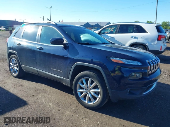 2016 Jeep Cherokee Limited z VIN 1C4PJMDB6GW199173, wystawiony jako IAAI lot #42336095 z przebiegiem 104 836 mil mil oraz . Historia ofert i sprzedaży dostępna na DreamBid. Obrazek 1.