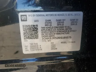 2024 Chevrolet Blazer LT z VIN 3GNKBJRS2RS195075, wystawiony jako Copart lot #46497035 z przebiegiem 26 199 mil mil oraz Czysty tytuł • Clean title. Historia ofert i sprzedaży dostępna na DreamBid. Obrazek 13.
