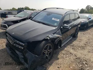 2021 Mercedes-Benz GLS with VIN 4JGFF8GE7MA407690, listed as a Copart auction lot 70605894 with 47,307 mi miles and Salvage Title. Bid and sale history available at carsss.com. Image 1.