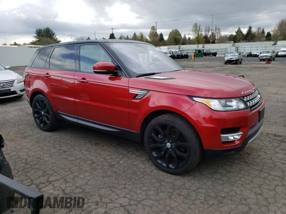 2016 Land Rover Range Rover Sport V6 HSE with VIN SALWR2VF6GA644513, listed as a Copart auction lot 51549695 with 51,031 mi miles and Salvage Title. Bid and sale history available at carsss.com. Image 4.