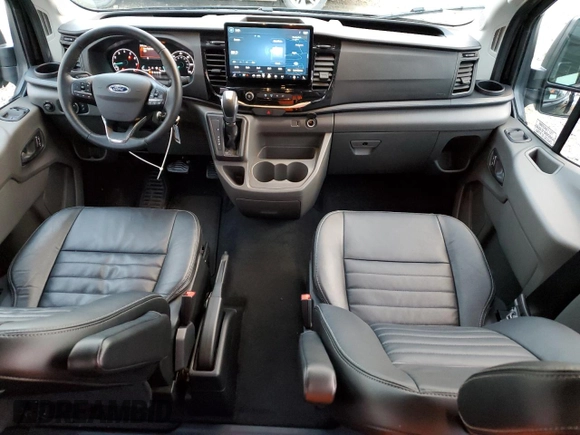 2023 Ford Transit with VIN 1FBVU4X8XPKB63870, listed as a Copart auction lot 82731504 with 7,576 mi miles and Salvage Title. Bid and sale history available at DreamBid. Image 8.