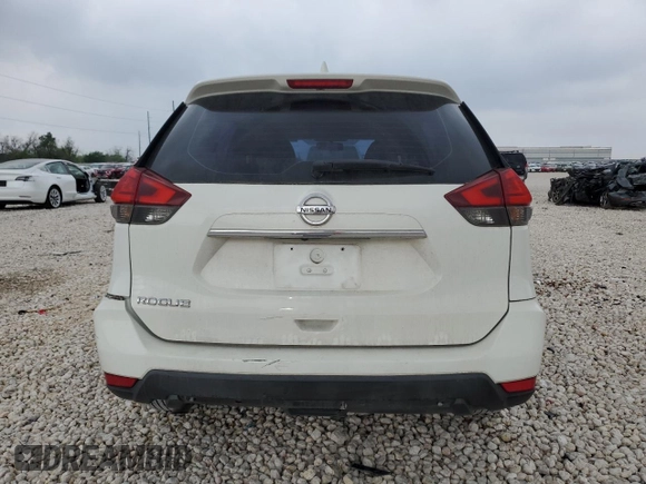 2017 Nissan Rogue S with VIN KNMAT2MT7HP558779, listed as a Copart auction lot 51852015 with 181,529 mi miles and Salvage Title. Bid and sale history available at DreamBid. Image 6.