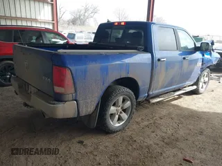 2018 Ram 1500 Big Horn with VIN 1C6RR7LT9JS253293, listed as a IAAI auction lot 41815506 with 97,845 mi miles. Bid and sale history available at carsss.com. Image 4.