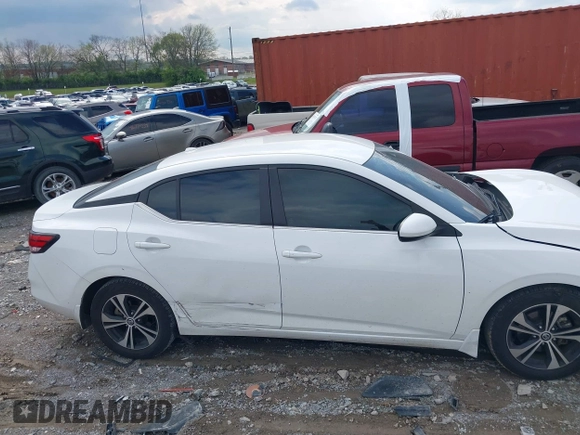 2022 Nissan Sentra SV with VIN 3N1AB8CV5NY299764, listed as a IAAI auction lot 42020411 with 41,171 mi miles and . Bid and sale history available at DreamBid. Image 13.
