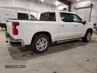 2024 Chevrolet Silverado 1500 LTZ with VIN 1GCUDGEL9RZ183215, listed as a Copart auction lot 84414624 with 12,651 mi miles and Salvage Title. Bid and sale history available at DreamBid. Image 3.