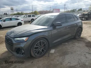 2021 Audi SQ5 Prestige with VIN WA1C4AFYXM2019373, listed as a Copart auction lot 74521224 with 54,717 mi miles and Salvage Title. Bid and sale history available at DreamBid. Image 1.