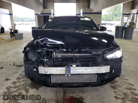2021 Genesis G70 3.3T with VIN KMTG34LE7MU076383, listed as a Copart auction lot 71798544 with 35,450 mi miles and Salvage Title. Bid and sale history available at carsss.com. Image 5.