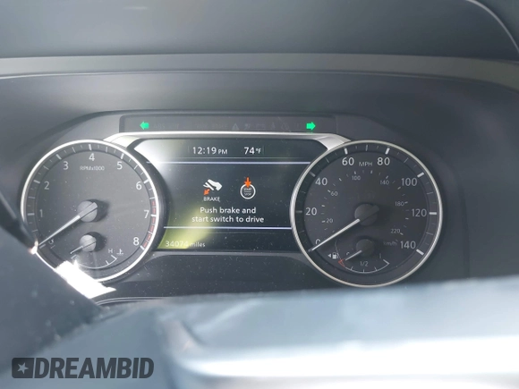 2024 Nissan Pathfinder S with VIN 5N1DR3AA0RC306767, listed as a IAAI auction lot 42233662 with 34,074 mi miles and . Bid and sale history available at DreamBid. Image 7.