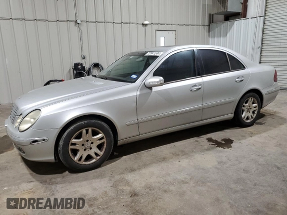 2003 Mercedes-Benz E-Class 3.2L with VIN WDBUF65J23A136020, listed as a Copart auction lot 72841244 with 172,182 mi miles and Salvage Title. Bid and sale history available at carsss.com. Image 1.