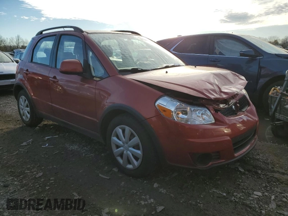 2010 Suzuki SX4 with VIN JS2YA5A36A6301009, listed as a Copart auction lot 78709384 with 107,080 mi miles and Salvage Title. Bid and sale history available at carsss.com. Image 4.