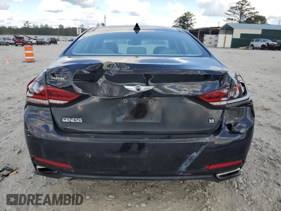 2016 Hyundai Genesis 3.8L with VIN KMHGN4JE6GU132566, listed as a Copart auction lot 74428234 with 70,891 mi miles and Salvage Title. Bid and sale history available at carsss.com. Image 6.