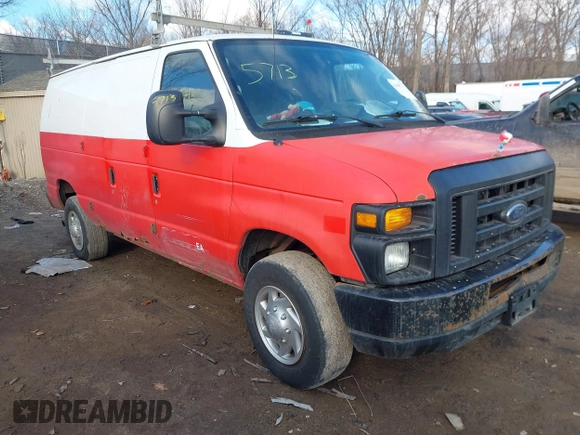2011 Ford Econoline Cargo Commercial with VIN 1FTSE3ELXBDB31009, listed as a IAAI auction lot 41685713 with 249,589 mi miles. Bid and sale history available at carsss.com. Image 1.