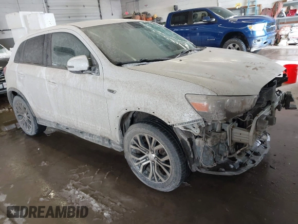 2018 Mitsubishi Outlander Sport ES 2.0 with VIN JA4AR3AU5JZ017915, listed as a IAAI auction lot 41515451 with 120,082 mi miles. Bid and sale history available at carsss.com. Image 1.
