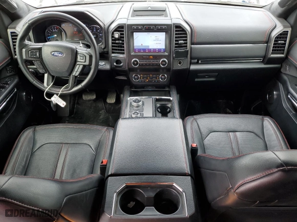 2020 Ford Expedition Max Limited with VIN 1FMJK2AT3LEA28378, listed as a Copart auction lot 46317305 with 200,084 mi miles and Salvage Title. Bid and sale history available at carsss.com. Image 8.