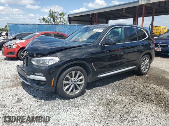 2018 BMW X3 xDrive30i with VIN 5UXTR9C52JLD69863, listed as a Copart auction lot 50917615 with 0 mi miles and Salvage Title. Bid and sale history available at carsss.com. Image 1.