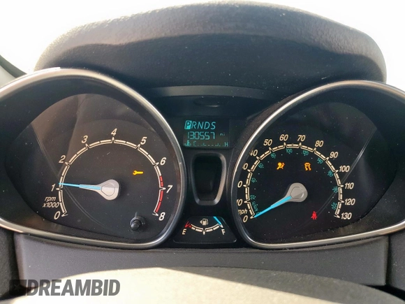 2016 Ford Fiesta SE with VIN 3FADP4BJ8GM149571, listed as a Copart auction lot 52622385 with 130,557 mi miles and Salvage Title. Bid and sale history available at carsss.com. Image 9.