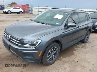 2021 Volkswagen Tiguan S with VIN 3VV0B7AX0MM017433, listed as a IAAI auction lot 42017125 with 54,624 mi miles and . Bid and sale history available at DreamBid. Image 19.
