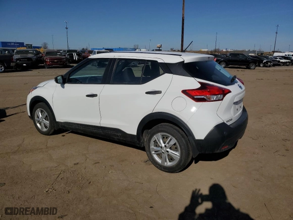 2020 Nissan Kicks S with VIN 3N1CP5BV0LL562926, listed as a Copart auction lot 48156995 with 54,913 mi miles and Salvage Title. Bid and sale history available at carsss.com. Image 2.