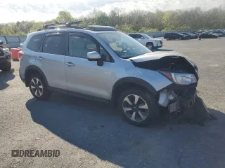 2018 Subaru Forester Premium with VIN JF2SJAGC5JH576148, listed as a Copart auction lot 55021285 with 55,714 mi miles and Salvage Title. Bid and sale history available at DreamBid. Image 4.
