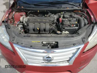 2013 Nissan Sentra SV with VIN 3N1AB7AP7DL665444, listed as a Copart auction lot 52626245 with 139,353 mi miles and Salvage Title. Bid and sale history available at carsss.com. Image 12.