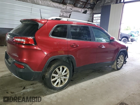 2017 Jeep Cherokee Limited z VIN 1C4PJMDB2HW595294, wystawiony jako Copart lot #57781645 z przebiegiem 164 695 mil mil oraz Szkoda całkowita • Salvage title. Historia ofert i sprzedaży dostępna na DreamBid. Obrazek 3.