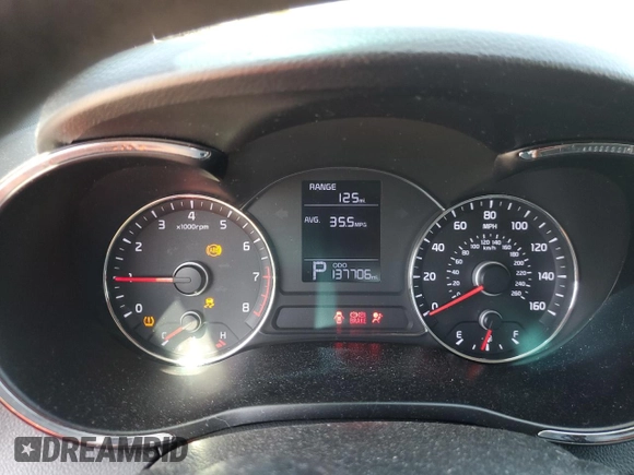 2014 Kia Forte LX with VIN KNAFX4A66E5189521, listed as a Copart auction lot 51682315 with 137,706 mi miles and Salvage Title. Bid and sale history available at carsss.com. Image 9.