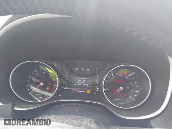2019 Jeep Compass Latitude with VIN 3C4NJCBB8KT843811, listed as a IAAI auction lot 42442207 with 83,608 mi miles and . Bid and sale history available at DreamBid. Image 7.