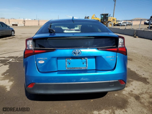 2019 Toyota Prius L Eco with VIN JTDKARFU1K3073867, listed as a Copart auction lot 45049695 with 71,670 mi miles and Salvage Title. Bid and sale history available at carsss.com. Image 6.