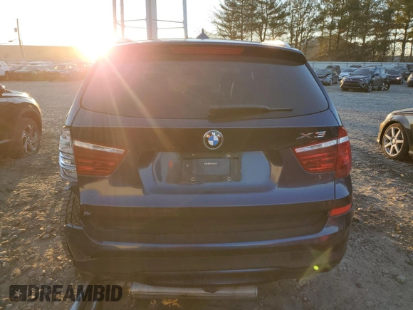 2016 BMW X3 xDrive28i with VIN 5UXWX9C51G0D81452, listed as a Copart auction lot 88480705 with 122,493 mi miles and Salvage Title. Bid and sale history available at carsss.com. Image 6.