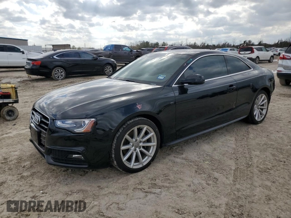 2015 Audi A5 Premium Plus z VIN WAUMFAFRXFA048651, wystawiony jako Copart lot #43562825 z przebiegiem Nie podano mil oraz Szkoda całkowita • Salvage title. Historia ofert i sprzedaży dostępna na DreamBid. Obrazek 1.