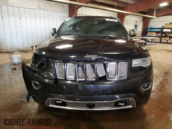 2015 Jeep Grand Cherokee Overland with VIN 1C4RJFCT6FC159979, listed as a Copart auction lot 48055435 with 108,846 mi miles and Clean Title. Bid and sale history available at carsss.com. Image 5.