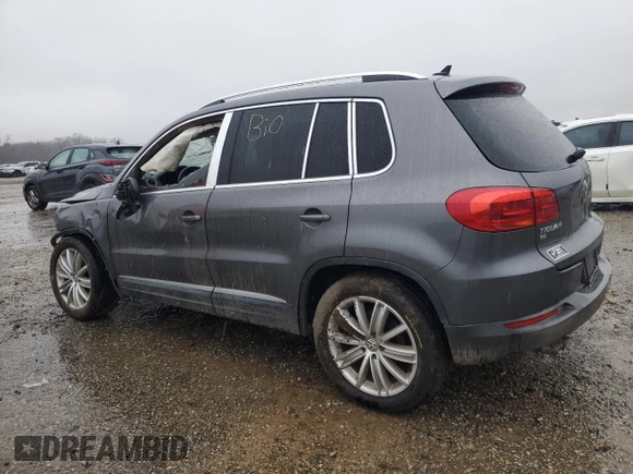2016 Volkswagen Tiguan SE with VIN WVGAV7AX7GW561941, listed as a Copart auction lot 44717085 with Not provided miles and Salvage title. Bid and sale history available at DreamBid. Image 2.