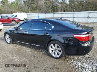 2008 Lexus LS 600h L with VIN JTHDU46F785001846, listed as a Copart auction lot 48389745 with 204,608 mi miles and Salvage title. Bid and sale history available at DreamBid. Image 2.