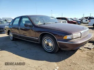 1995 Chevrolet Caprice z VIN 1G1BL52W3SR150934, wystawiony jako Copart lot #75098494 z przebiegiem 73 721 mil mil oraz Czysty tytuł • Clean title. Historia ofert i sprzedaży dostępna na DreamBid. Obrazek 4.