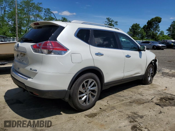 2015 Nissan Rogue SL z VIN 5N1AT2MVXFC790701, wystawiony jako Copart lot #57728525 z przebiegiem 97 522 mil mil oraz Szkoda całkowita • Salvage title. Historia ofert i sprzedaży dostępna na DreamBid. Obrazek 3.