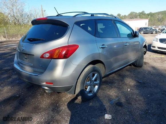 2010 Nissan Murano S with VIN JN8AZ1MU8AW013594, listed as a IAAI auction lot 41759377 with 109,272 mi miles. Bid and sale history available at carsss.com. Image 4.