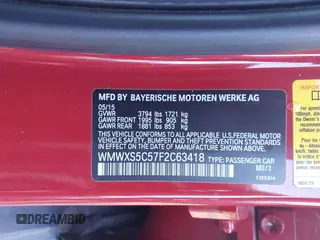 2015 MINI Hardtop 4 Door z VIN WMWXS5C57F2C63418, wystawiony jako IAAI lot #41938785 z przebiegiem 101 712 mil mil oraz . Historia ofert i sprzedaży dostępna na DreamBid. Obrazek 9.