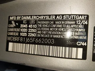 2005 Mercedes-Benz C 240 с VIN WDBRF81J65F662003, выставлен на аукционе IAAI как лот 41678426 с пробегом 109 632 миль миль и . История ставок и продаж доступна на DreamBid. Изображение 9.