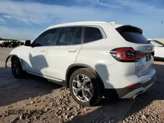 2022 BMW X3 sDrive30i with VIN 5UX43DP09N9J15297, listed as a Copart auction lot 46550435 with 49,750 mi miles and Salvage Title. Bid and sale history available at DreamBid. Image 2.