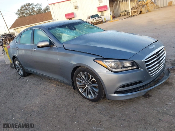 2016 Hyundai Genesis 3.8L with VIN KMHGN4JE2GU138204, listed as a IAAI auction lot 41241987 with 1 mi miles. Bid and sale history available at carsss.com. Image 1.
