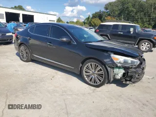 2014 Kia Cadenza Limited with VIN KNALN4D77E5140910, listed as a Copart auction lot 74577294 with 149,006 mi miles and Salvage Title. Bid and sale history available at carsss.com. Image 4.