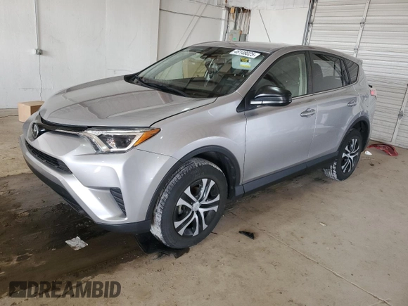 2018 Toyota RAV4 LE with VIN JTMBFREV4JJ192728, listed as a Copart auction lot 48148025 with 58,002 mi miles and Salvage title. Bid and sale history available at DreamBid. Image 1.