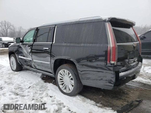 2019 Cadillac Escalade ESV Platinum z VIN 1GYS4KKJ3KR199245, wystawiony jako Copart lot #84854564 z przebiegiem Nie podano mil oraz Szkoda całkowita • Salvage title. Historia ofert i sprzedaży dostępna na DreamBid. Obrazek 2.